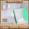 Carpeta de 3 anillas para hojas sueltas, transparente, para guardar hojas de examen de datos, carpeta de música, libro de colección para pasar páginas, bolsa de archivo, nueva transfronteriza