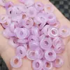 Anillo Hebilla de Jade Violeta Cuentas Sueltas de Jade Anillo de Jadeíta Cuarcita Anillo para Correr Pulsera Collar Accesorios de Joyería Cuentas
