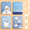 Cuaderno Pequeño de Espiral A7 Lindo Súper Lindo Mini Bloc de Notas Portátil Bolsillo de Solapa Portátil Pantalones Cuaderno Pequeño Espiral Estilo Pintura al Óleo