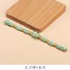 Hengmeihe Hebilla de Placa Cheongsam Chinoiserie Cuentas de Pan de Oro Envueltas en Hilo de Oro Hebilla de Una Palabra Chinoiserie Retro Accesorios de Botones Decorativos