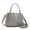 2025 Nueva Bolso Cruzado Estilo Coreano Elegante Bolso para Mujeres de Mediana Edad Bolso Grande Bolso de Madre Bolso de Mano Simple de Moda Primavera y Verano