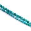 Pulsera de turquesa natural con superficie cortada, cristal semiacabado, accesorios para collar y pulsera.