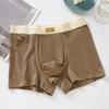 Roupa Íntima Masculina 100% Algodão Puro Antibacteriana Shorts Masculino de Verão Fino Sem Costura Respirável Boxer Brief