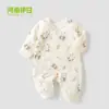 Ropa de bebé de algodón fino Iri family mono de algodón para bebé ropa de algodón con mariposas ropa cálida de algodón para gatear bebé algodón fino de 40g