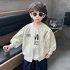 Chaqueta de Primavera y Otoño para Niños 2026 Nueva Chaqueta Elegante Estilo Coreano para Niños, Top Casual de Otoño para Bebé Niño, Moderno