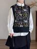 Conjunto de Colete Infantil 2026 Primavera e Outono Novo Estilo Novo Estilo Chinês Terno Tang para Meninos Hanfu Estiloso Estilo Nacional Peça Única Tendência Atacado