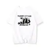 Camiseta de Verão Feminina Estilo Europeu Retro Transfronteiriça Manga Curta Moda Gola Redonda Casual Streetwear Confortável