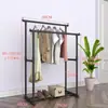Estante para Secar Ropa de Pie Yaruifan con Doble Barra Telescópica, Altura Ajustable, Carrito Móvil para Ropa, Diseño Reforzado y Simple