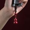 Colgante de calabaza cinabrio del Año del Conejo para hombres y mujeres, collar pequeño con colgante para teléfono móvil, llavero para coche, joyería colgante, regalo creativo