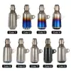 Accesorios para Motocicleta Color Mate Estilo Granada Modificado Ajustable Tubo de Escape Silenciador para Motocicleta Neutral