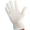 Guantes blancos engrosados sin polvo guantes de tela de microfibra sin polvo guantes de etiqueta para joyería inspección de calidad guantes de tela de limpieza de microfibra fina sin polvo