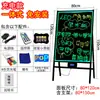 Placa de Publicidade Eletrônica Fluorescente Colorida, Outdoor LED Luminoso, Placa de Exibição Comercial Manuscrita para Barraca de Feira Noturna ao Ar Livre