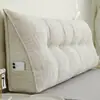 Bambu Linho Durável Minimalista Tatami Almofada Macia Ins Cabeceira Nórdica Almofada Cor Sólida Encosto Cama Grande Almofada Longa