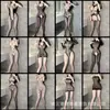 Meias arrastão longas e transparentes para mulheres, com um design sexy de entrepernas aberto, não precisam ser removidas, com uma alça que revela o peito, meias transparentes para o corpo todo e um padrão de malha preto vazado