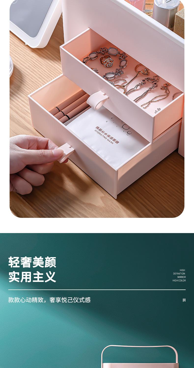 护肤品桌面置物箱