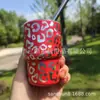 Vaso Mini para Sublimación de Licores de 3 oz Calcomanía de Agua Concentrada Italiana Taza de Café Estampado de Leopardo Vaso de Color Caramelo de Acero Inoxidable