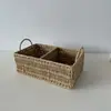 Nueva cesta de almacenamiento estilo nórdico para el hogar y la cocina, cesta de almacenamiento multifuncional para libros y cosméticos, cesta de almacenamiento portátil