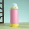 Copo Térmico Portátil para Exterior em Aço Inoxidável 304 para Caminhada Esportes Garrafa de Água com Canudo Grande Capacidade Copo de Frutas Dopamina