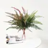 Planta artificial atacado cola macia folha persa Feto em maço planta verde falsa flores e plantas artificiais ornamentos de decoração de interiores