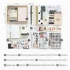 Série Quente de Natal Estilo Simples Pequenos Presentes de Natal Planner Conjunto de Caixa de Presente Materiais de Planner para Meninas Artísticas