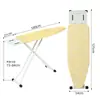 Conjunto de Tábua de Passar para Uso Doméstico, Tábua de Passar Dobrável com Almofada Espessa, Tábua de Passar Vertical, Suporte de Tábua de Passar de Mesa Suspenso