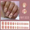 Precioso patrón de ciervo rosa nuevas líneas florales elegantes otoño e invierno elegante blanco europeo y americano ins wear armadura