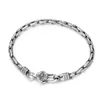 Pulsera de Mantra de Seis Caracteres Vajra Pestle Estilo Artístico Personalidad Masculina Chapada en Plata Estilo Étnico Retro de Moda Cuerda de Cáñamo Artículo Caliente Transfronterizo