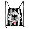 Bolsa com Cordão para Futebol da Copa do Mundo Transfronteiriça de 2026 com Estampa do Logo da Equipe, Mochila com Cordão de Poliéster, Bolsa de Armazenamento de Grande Capacidade