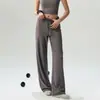Pantalones de Yoga Sueltos para Mujer Ropa de Entrenamiento de Pilates Conjunto de Fitness Secado Rápido Pantalones Deportivos para Correr Pierna Ancha