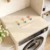 Funda simple de tierra de diatomeas para lavadora de tambor, funda a prueba de polvo, funda absorbente de agua y resistente al sol para refrigerador, base a prueba de polvo para mesita de noche