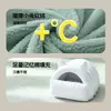 Cama de gato fechada e espessa para o inverno, proporcionando calor e conforto para gatos. Um novo tipo de casa para gatos e suprimento para animais de estimação para a estação de inverno