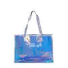 Bolsa de Mano de PVC, Bolsa de Regalo de Plástico Transparente, Bolso para Llevar a Domicilio de Té de Burbujas, Se Puede Añadir Bolsa Láser, Personalizable y Portátil