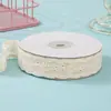 Novo Renda de Flores Bordadas Tridimensionais de Algodão Puro Dupla Face de 3cm, Materiais para Acessórios de Cabelo DIY, Bordas de Saias, Golas, Acessórios de Cortina