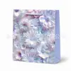 Bolsa de Regalo Estilo Pintura al Óleo con Flores Frescas Bolsita de Papel Colorida para Instagram Bolsa para Souvenir de Festival En Stock