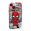 Capa de Celular Homem-Aranha Desenho Animado Adequada para Apple 17Promax Fofa Apple 16Pro Cobertura Total 15 Transparente 14 Macia