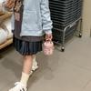 Nuevo y creativo mini bolso de cubo lindo, moderno y combinable con todo, bolso de mano de princesa con estilo, bolso cruzado.