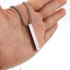 Moda Transfronteriza Collar Largo Tridimensional Joyería de Alta Gama Cadena para Suéter de Acero Inoxidable para Hombre Colgante Individual Venta al por Mayor Minimalista