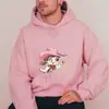 Moletom com Capuz Estampado de Cowboy Cartoon Exportação Transfronteiriça Temu Amazon Wish Peça Única