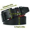 TOMSENFED nuevo cinturón de hebilla de pasador para hombre de comercio exterior transfronterizo fabricantes suministro directo moda casual cinturón para pantalones en stock