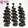 Extensiones de Cabello Transfronterizas Europeas y Americanas Sdd Trenzado Bulk Cabello Sintético Ola Corporal