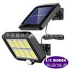 Luz Sensor Dividido Solar Holofote Externo Poste de Rua Luminária de Parede Luz de Jardim Luminária de Parede Iluminação Pátio