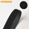 Fita de velcro preto e branco, fecho de velcro para bolsas, acessórios de vestuário, tiras de poliéster, fita de velcro para tela de janela