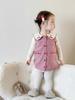 Ropa Infantil Zhe Li Vestido para Niña Colección Primavera 2026 Vestido de Tirantes Súper Lindo para Niña Vestido para Bebé Niña de un Año