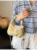Verão 2025 Novo Nicho de Alto Valor Transfronteiriço Bolsa de Corrente Prateada de Axila Bolsa Popular da Moda Bolsa Transversal Feminina