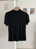 Kekezoon Camiseta Básica de Manga Corta de Color Sólido Suave con Cuello Alto Pequeño Hombro Normal Nueva Colección Otoño Temprano Prenda Interior Superior 8236