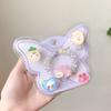 Pulseira infantil anel de bebê joias brinquedo de contas Menina da Rede Social colar de desenho animado fofo conjunto de joias de Princesa