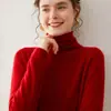 Suéter de Cachemira Sin Costuras y Amigable con la Piel con Cuello Alto Apilado, Suéter Pulóver Ajustado para Mujer, Cálido Suéter de Punto Interior para Otoño e Invierno