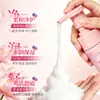 Igual ao produto popular do Douyin: Mousse de Higiene Íntima Herbal Ba She Flor de Neve, uma solução de limpeza suave para a área íntima, produto autêntico, direto da fábrica