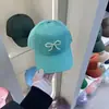 Gorra de Béisbol Suave con Lazo de Perlas para Mujer, Estilo Coreano, Adelgazante de Rostro, Versátil, Protección Solar, Nueva Gorra Casual de Moda