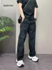 Pantalones Casuales Finos de Verano para Hombre, Holgados y Transpirables, Pantalones Rectos Versátiles con Bloques de Color, Pantalones de Trabajo Trendy Cómodos de Secado Rápido, Pantalones Largos